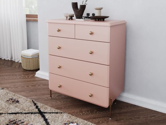 Pink Chest of Drawers