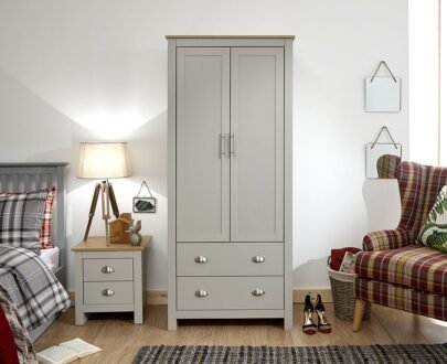 Lancaster 2 DOOR 2 DRAWER WARDROBE