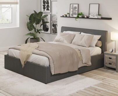 Ascot FABRIC OTTOMAN BEDSTEAD