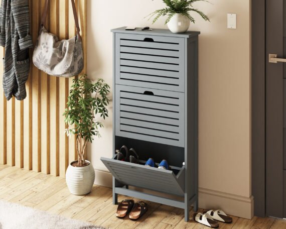 Bergen THREE TIER SHOE CABINET