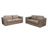 Hudson 3 & 2 Seater Sofa with fixed back cushion