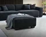 Aluxo Dakota 4 seater with Chaise in Midnight Boucle